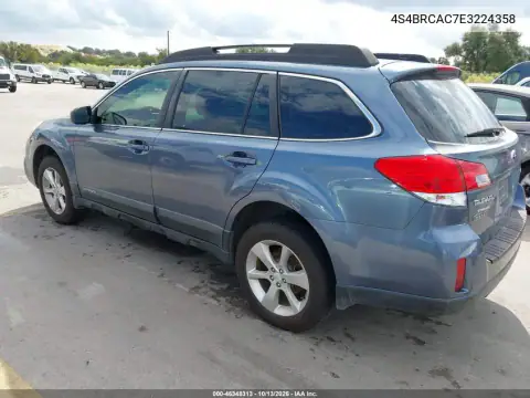 4S4BRCAC7E3224358 — 2014 Subaru Outback, фото 4 с аукциона IAAI, Не указано