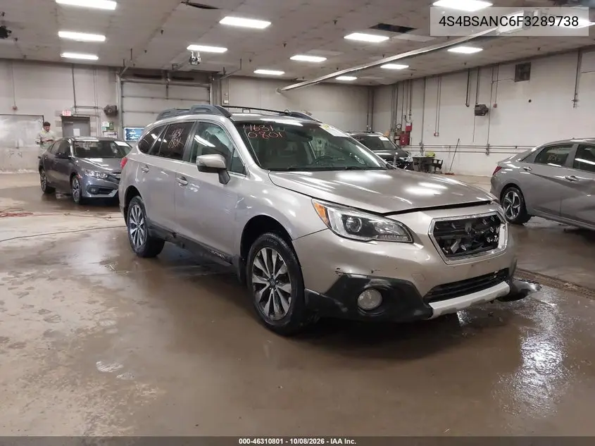 2015 Subaru Outback 2.5I Limited VIN 4S4BSANC6F3289738 фото 2