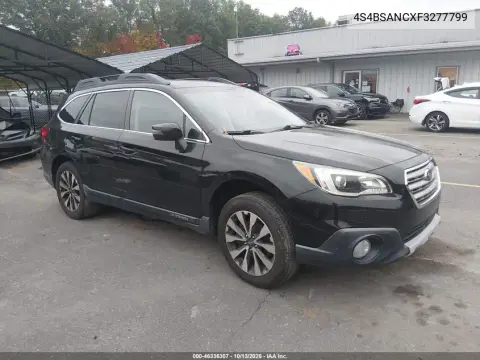 4S4BSANCXF3277799 — 2015 Subaru Outback, Сзади, фото до ремонта