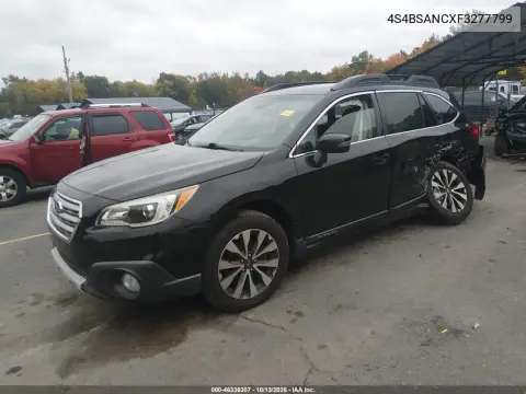 2015 Subaru Outback 2.5I Limited VIN 4S4BSANCXF3277799 фото 3