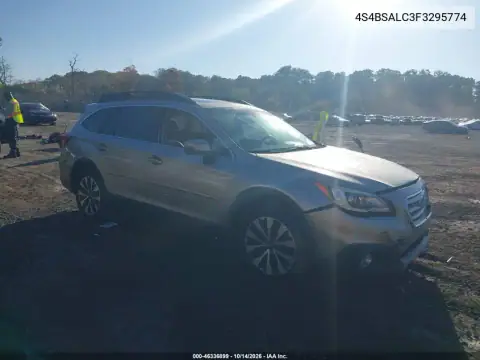 4S4BSALC3F3295774 — 2015 Subaru Outback, Передняя часть, фото до ремонта