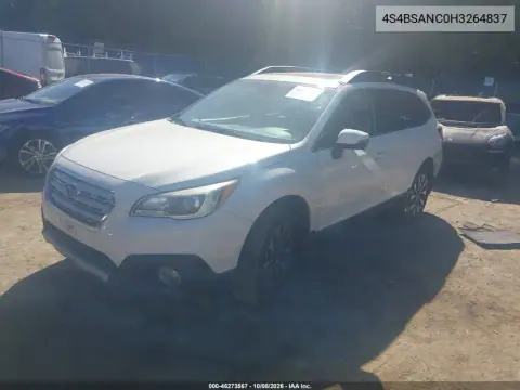 2017 Subaru Outback 2.5I Limited VIN 4S4BSANC0H3264837 фото 3