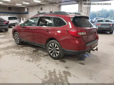 2017 Subaru Outback 2.5I Limited VIN 4S4BSANC9H3338532 фото 4