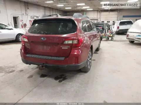2017 Subaru Outback 2.5I Limited VIN 4S4BSANC9H3338532 фото 5