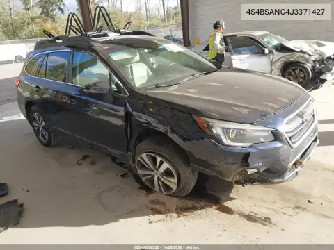2018 Subaru Outback 2.5I Limited VIN 4S4BSANC4J3371427 фото 2