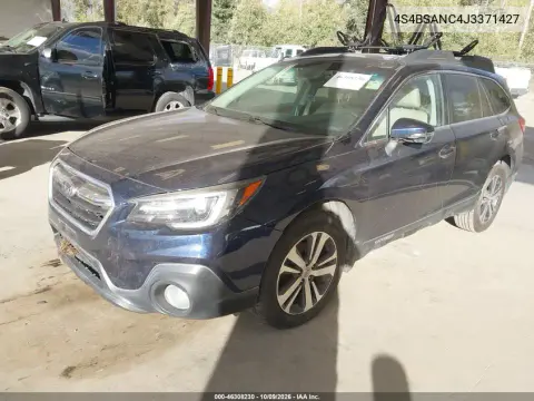 2018 Subaru Outback 2.5I Limited VIN 4S4BSANC4J3371427 фото 3