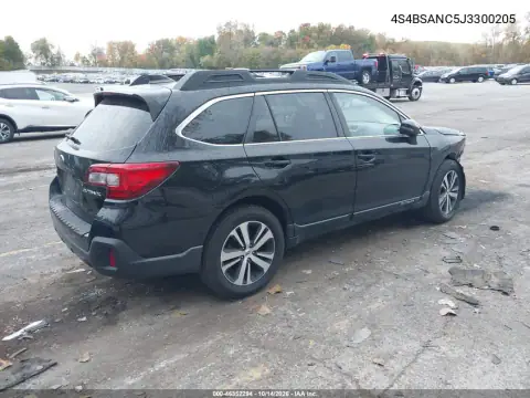 4S4BSANC5J3300205 — 2018 Subaru Outback, фото 5 с аукциона IAAI, Передняя часть