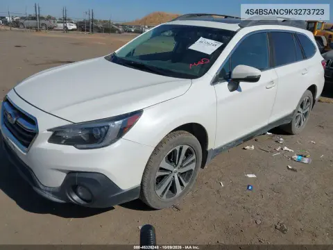 2019 Subaru Outback 2.5I Limited VIN 4S4BSANC9K3273723 фото 3