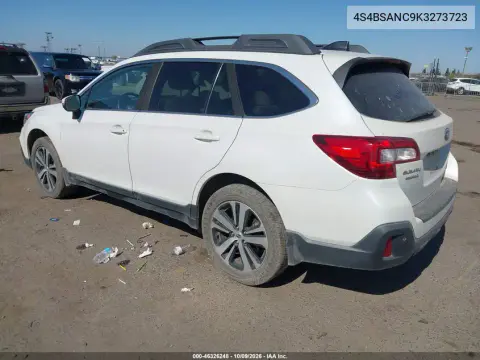 2019 Subaru Outback 2.5I Limited VIN 4S4BSANC9K3273723 фото 4