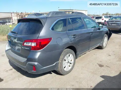 4S4BSAFC1K3357226 — 2019 Subaru Outback, фото 5 с аукциона IAAI, Передняя часть
