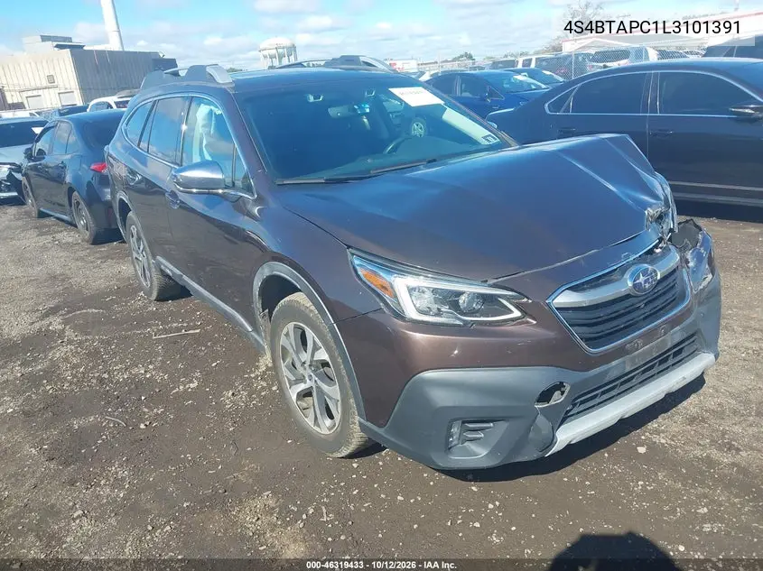 2020 Subaru Outback Touring VIN 4S4BTAPC1L3101391 фото 2