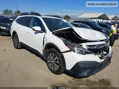 2021 Subaru Outback Premium VIN 4S4BTAFC4M3220698 фото 2