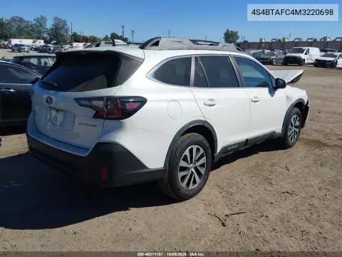 2021 Subaru Outback Premium VIN 4S4BTAFC4M3220698 фото 5