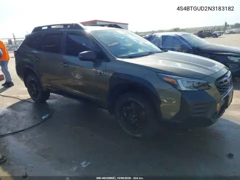 4S4BTGUD2N3183182 — 2022 Subaru Outback, Подтопление, фото до ремонта
