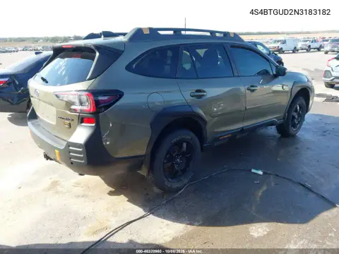 2022 Subaru Outback Wilderness VIN 4S4BTGUD2N3183182 фото 5