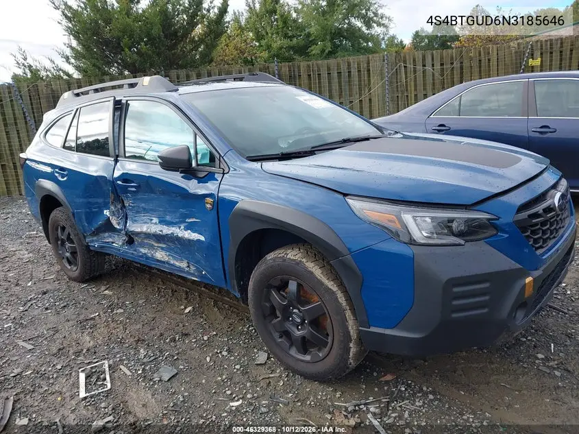 2022 Subaru Outback Wilderness VIN 4S4BTGUD6N3185646 фото 2