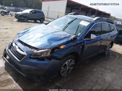 4S4BTGPD8N3197034 — 2022 Subaru Outback, фото 2 с аукциона IAAI, Опрокидывание