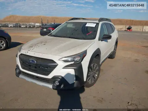 2024 Subaru Outback Limited VIN 4S4BTANC4R3215848 фото 2