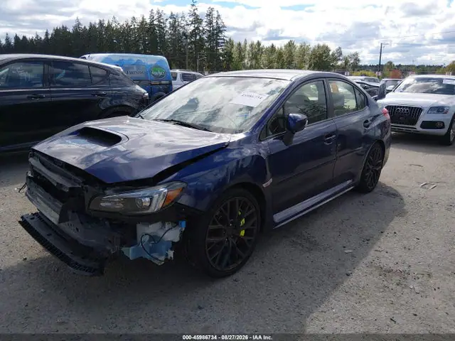 JF1VA2M62J9832004 — 2018 Subaru WRX STI, фото 2 с аукциона IAAI 14.10.2026, Передняя часть справа