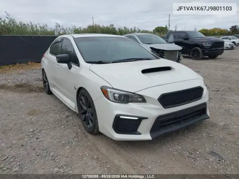 2018 Subaru Wrx Sport-Tech VIN JF1VA1K67J9801103 фото 2