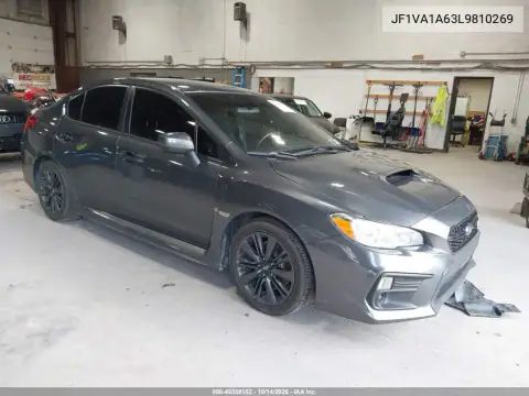 JF1VA1A63L9810269 — 2020 Subaru WRX, Передняя часть, фото до ремонта