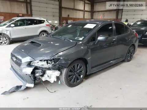 JF1VA1A63L9810269 — 2020 Subaru WRX, фото 3 с аукциона IAAI, Передняя часть