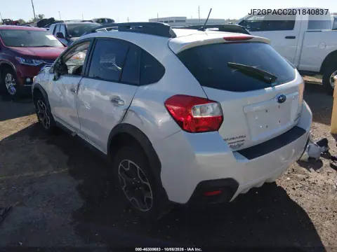 2013 Subaru Xv Crosstrek 2.0I Premium VIN JF2GPACC2D1840837 фото 3