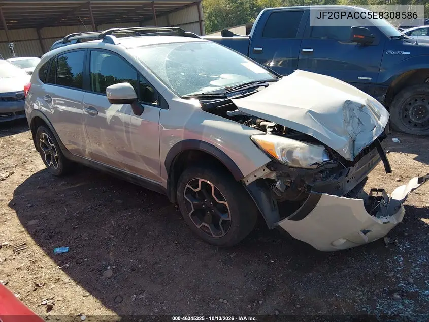 JF2GPACC5E8308586 — 2014 Subaru XV, фото 2 с аукциона IAAI, Передняя часть