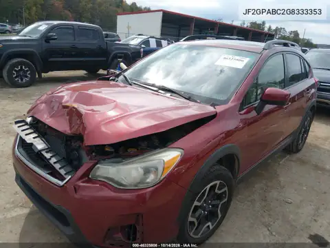 JF2GPABC2G8333353 — 2016 Subaru XV, фото 3 с аукциона IAAI, Передняя часть