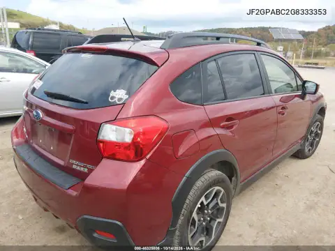 JF2GPABC2G8333353 — 2016 Subaru XV, фото 5 с аукциона IAAI, Передняя часть