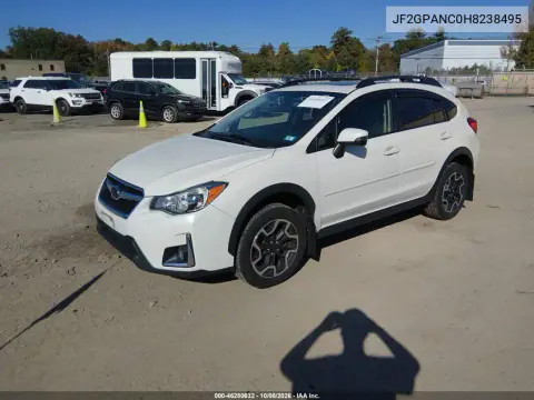 2017 Subaru Crosstrek 2.0I Limited VIN JF2GPANC0H8238495 фото 2