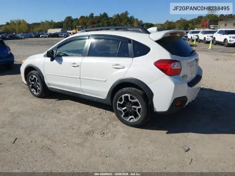 2017 Subaru Crosstrek 2.0I Limited VIN JF2GPANC0H8238495 фото 3