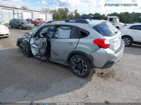 2017 Subaru Crosstrek 2.0I Premium VIN JF2GPABC1H8202190 фото 3