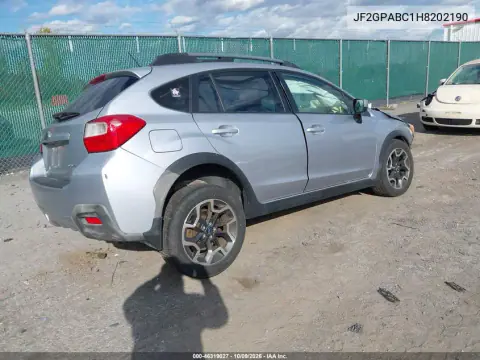 2017 Subaru Crosstrek 2.0I Premium VIN JF2GPABC1H8202190 фото 4