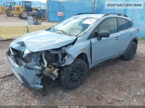 JF2GTAAC7JH215044 — 2018 Subaru XV, фото 2 с аукциона IAAI, Передний левый