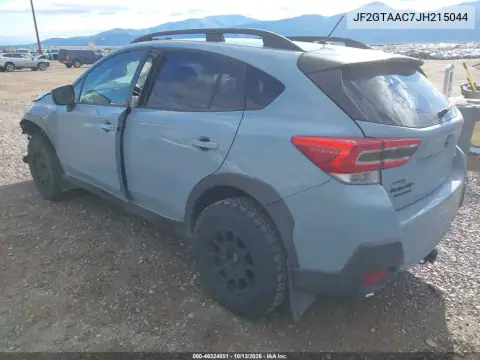 JF2GTAAC7JH215044 — 2018 Subaru XV, фото 3 с аукциона IAAI, Передний левый
