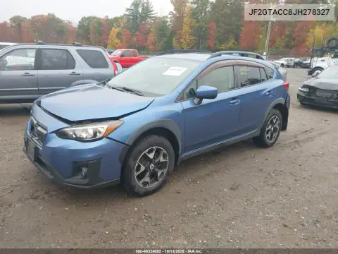 JF2GTACC8JH278327 — 2018 Subaru XV, фото 3 с аукциона IAAI, Передняя часть