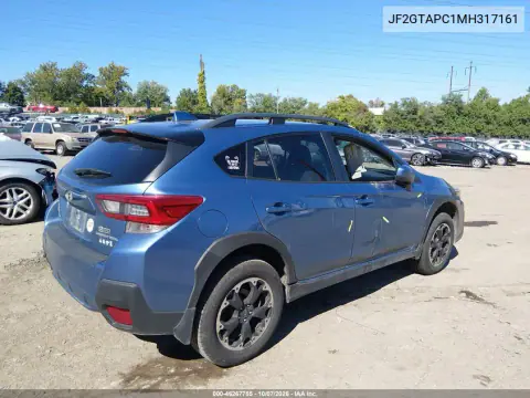2021 Subaru Crosstrek Premium VIN JF2GTAPC1MH317161 фото 5