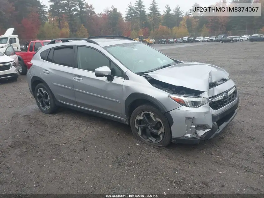 2021 Subaru Crosstrek Limited VIN JF2GTHMC1M8374067 фото 2