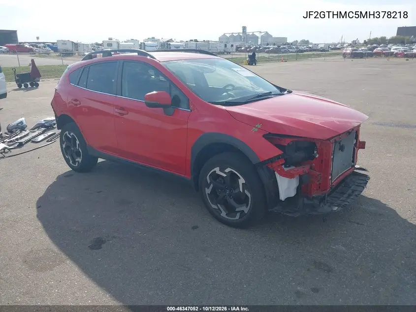 2021 Subaru Crosstrek Limited VIN JF2GTHMC5MH378218 фото 2