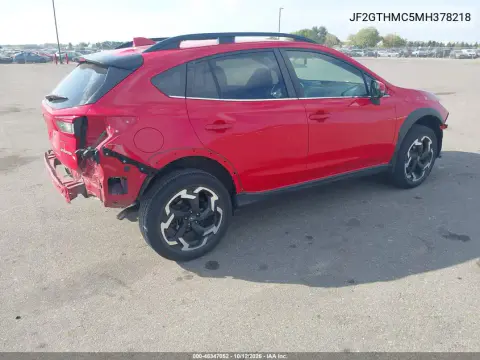 2021 Subaru Crosstrek Limited VIN JF2GTHMC5MH378218 фото 5