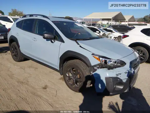 2023 Subaru Crosstrek Sport VIN JF2GTHRC2PH233778 фото 2