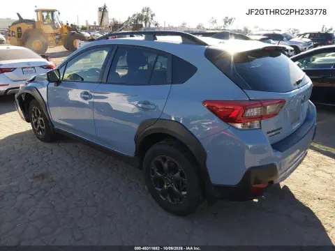 2023 Subaru Crosstrek Sport VIN JF2GTHRC2PH233778 фото 4