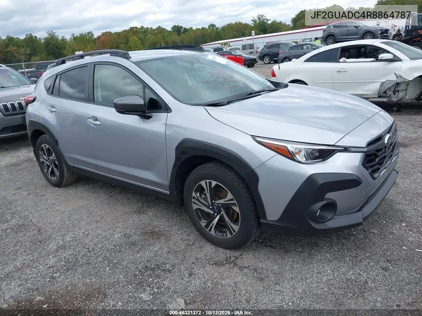 2024 Subaru Crosstrek Premium VIN JF2GUADC4R8864787 фото 2