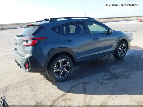 2024 Subaru Crosstrek Premium VIN JF2GUADC4RH360269 фото 4
