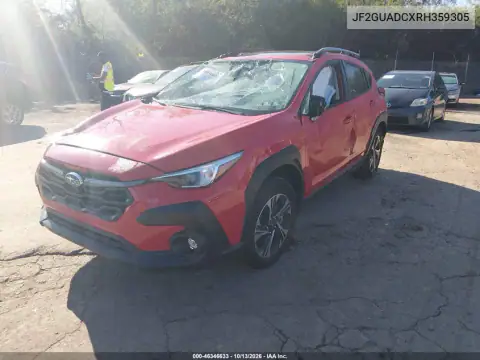 JF2GUADCXRH359305 — 2024 Subaru XV, фото 2 с аукциона IAAI, Левая / Правая сторона