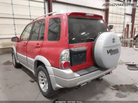 2004 Suzuki Grand Vitara Ex/Lx VIN JS3TD62V544103119 фото 4