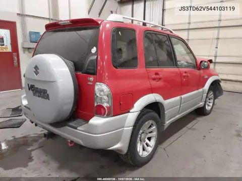2004 Suzuki Grand Vitara Ex/Lx VIN JS3TD62V544103119 фото 5