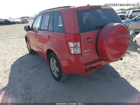 2006 Suzuki Grand Vitara Luxury VIN JS3TD947464105141 фото 4
