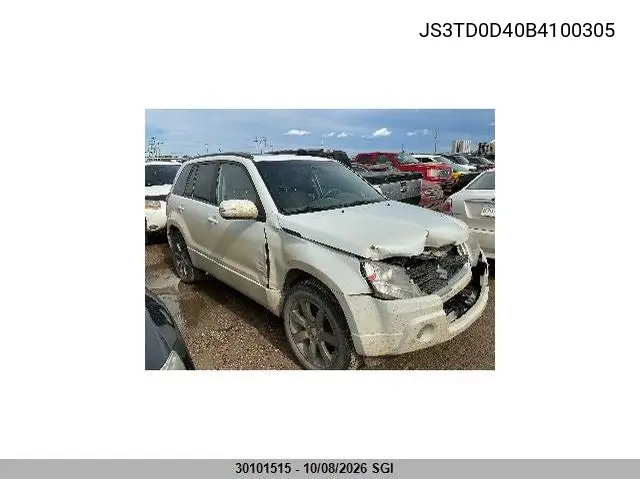 2011 Suzuki Grand Vitara Xsport VIN JS3TD0D40B4100305 фото 1
